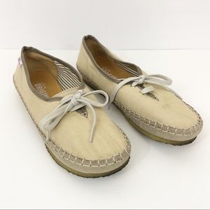 CLARKS ORIGINAL Faraway Beach Canvas Shoe Size 8